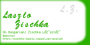 laszlo zischka business card
